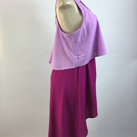 Forever 21 High Low Summer Dress Pink Medium - Picture 3 of 8